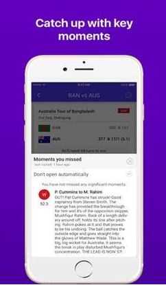 Yahoo Cricket app